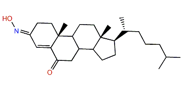 (E)-Cholest-4-en-3,6-dione 3-oxime